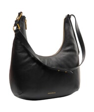 COCCINELLE SAGITTA Sac en papier en cuir, cuir Noir - Sacs pour Femme - 2