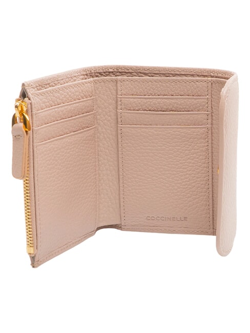 DEW Portefeuille compact en cuir rosaces - Portefeuilles Femme