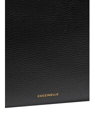 COCCINELLE SAGITTA Sac bandouli&egrave;re en cuir Noir - Sacs pour Femme - 3