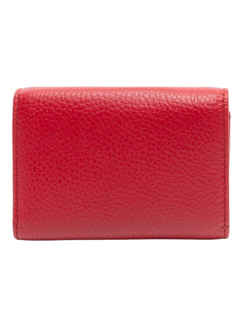 DEW Portefeuille compact en cuir sangria - Portefeuilles Femme