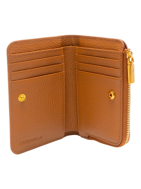 BINXIE Portefeuille compact en cuir CUIR - Portefeuilles Femme