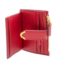 COCCINELLE DEW Porte-cartes de cr&eacute;dit en cuir sangria - Portefeuilles Femme - 2