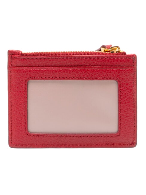 DEW Porte-cartes de cr&eacute;dit en cuir sangria - Portefeuilles Femme