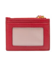 COCCINELLE DEW Porte-cartes de cr&eacute;dit en cuir sangria - Portefeuilles Femme - 3