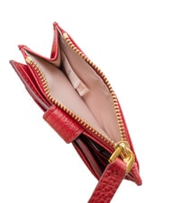 COCCINELLE DEW Porte-cartes de cr&eacute;dit en cuir sangria - Portefeuilles Femme - 4