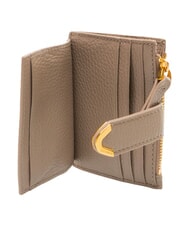 COCCINELLE DEW Porte-cartes de cr&eacute;dit en cuir taupe chaud - Portefeuilles Femme - 2