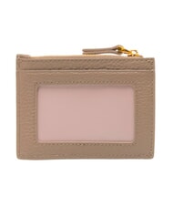 COCCINELLE DEW Porte-cartes de cr&eacute;dit en cuir taupe chaud - Portefeuilles Femme - 3
