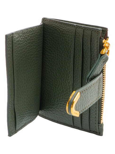 DEW Porte-cartes de cr&eacute;dit en cuir algues - Portefeuilles Femme
