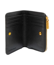 COCCINELLE BINXIE Portefeuille compact en cuir Noir - Portefeuilles Femme - 2