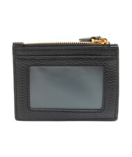 COCCINELLE DEW Porte-cartes de cr&eacute;dit en cuir Noir - Portefeuilles Femme - 3