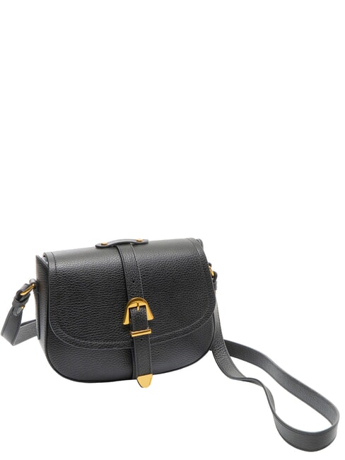 MAGALU Mini sac bandouli&egrave;re en cuir Noir - Sacs pour Femme