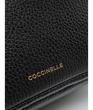 COCCINELLE SAGITTA Mini salle de cuir Noir - Sacs pour Femme - 4