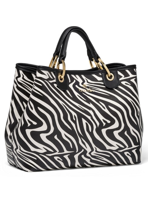 BETH SPECIAL Grand sac &agrave; main avec pochette z&egrave;bre - Sacs pour Femme