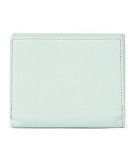 BRACCIALINI BASIC Petit portefeuille en cuir &agrave; rabat c&eacute;leste - Portefeuilles Femme - 2