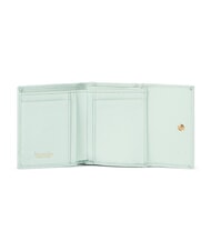 BRACCIALINI BASIC Petit portefeuille en cuir &agrave; rabat c&eacute;leste - Portefeuilles Femme - 3