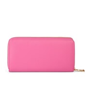 BRACCIALINI BASIC Portefeuille en cuir zipp&eacute; fuchsia - Portefeuilles Femme - 2