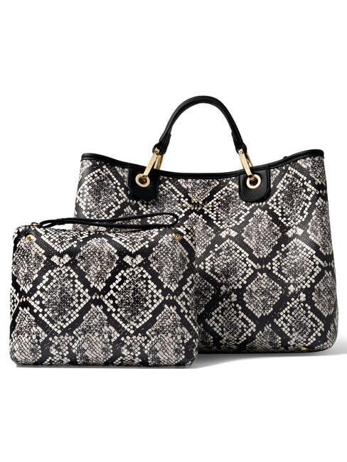 BETH SPECIAL Grand sac &agrave; main avec pochette python - Sacs pour Femme