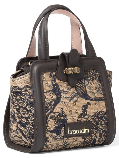 CARPET Sac &agrave; main avec bandouli&egrave;re marron - Sacs pour Femme