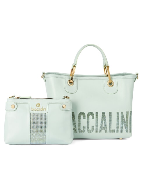BETH SPECIAL Sac &agrave; main avec bandouli&egrave;re c&eacute;leste - Sacs pour Femme