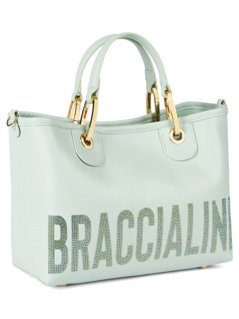 BETH SPECIAL Sac &agrave; main avec bandouli&egrave;re c&eacute;leste - Sacs pour Femme