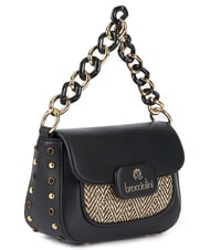 BRACCIALINI CHAIN Mini sac &agrave; main avec bandouli&egrave;re noir - Sacs pour Femme - 2