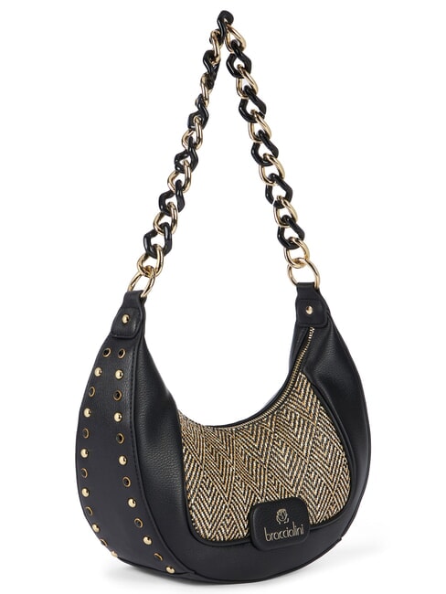 CHAIN sac bandouli&egrave;re noir - Sacs pour Femme