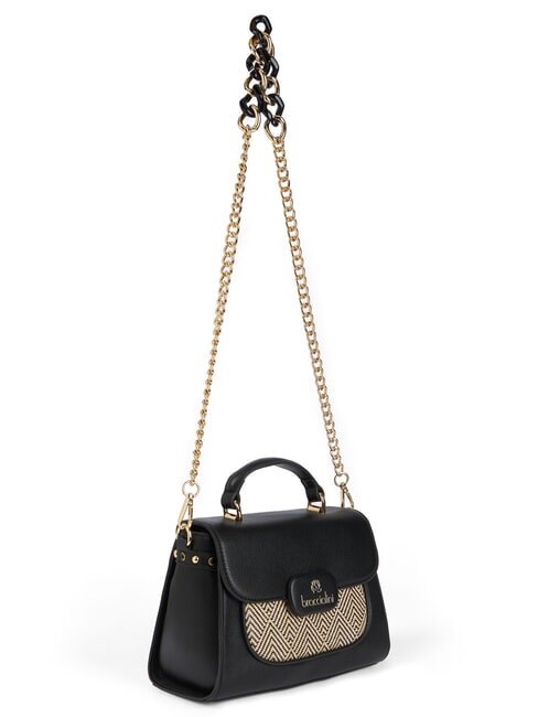CHAIN Sac &agrave; main avec bandouli&egrave;re noir - Sacs pour Femme