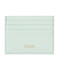 BRACCIALINI BASIC Porte-cartes plat en cuir c&eacute;leste - Portefeuilles Femme - 2