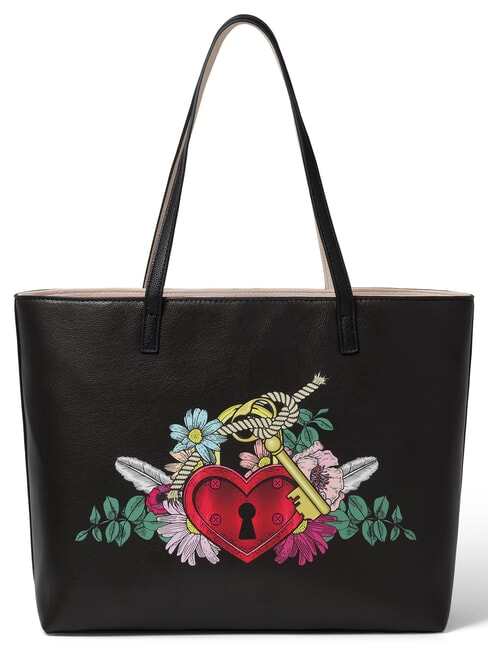 BRITNEY Sac shopping &agrave; bandouli&egrave;re perroquet/noir - Sacs pour Femme