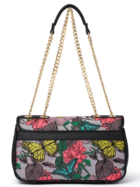 JACQUARD Sac bandouli&egrave;re / sac port&eacute; travers multicolore noir - Sacs pour Femme