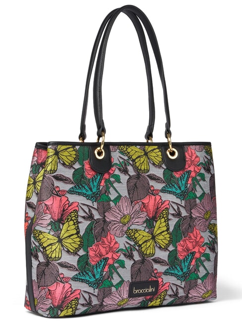 JACQUARD Sac bandouli&egrave;re, avec bandouli&egrave;re multicolore noir - Sacs pour Femme
