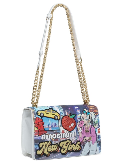 CARTOLINE New York sac bandouli&egrave;re multi - Sacs pour Femme