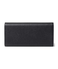 BRACCIALINI BASIC Portefeuille continental en cuir noir - Portefeuilles Femme - 2
