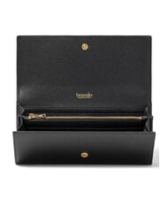 BRACCIALINI BASIC Portefeuille continental en cuir noir - Portefeuilles Femme - 3