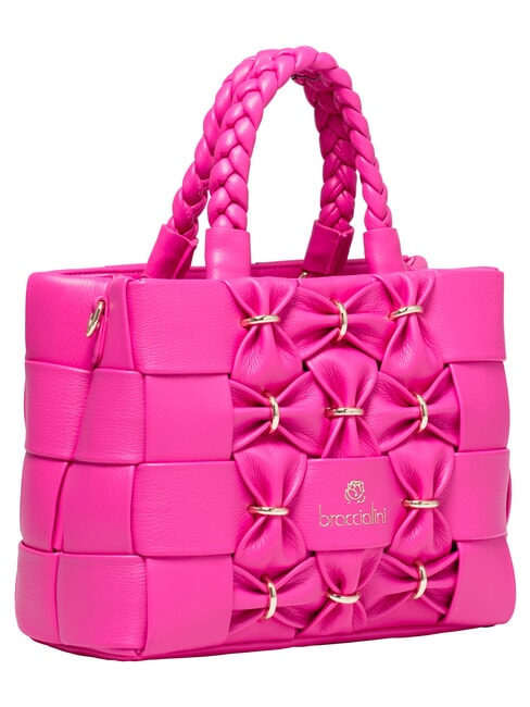 ICONS Sac &agrave; main avec bandouli&egrave;re fuchsia - Sacs pour Femme