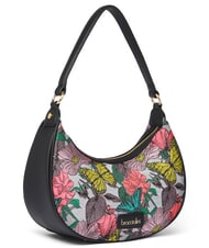 BRACCIALINI JACQUARD sac bandouli&egrave;re multicolore noir - Sacs pour Femme - 2