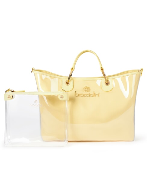 BETH JELLY Sac &agrave; main brillant avec pochette jaune - Sacs pour Femme