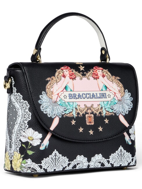 BRITNEY Sac &agrave; main avec bandouli&egrave;re noir - Sacs pour Femme