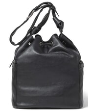 BRACCIALINI NORA Seau &agrave; bandouli&egrave;re, en cuir noir - Sacs pour Femme - 3