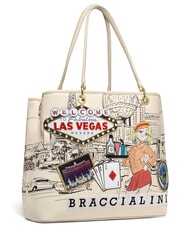 BRACCIALINI CARTOLINE Las Vegas Sac bandouli&egrave;re, avec bandouli&egrave;re multi - Sacs pour Femme - 2