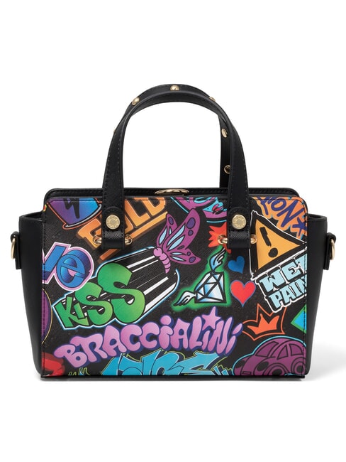 MURALES Sac &agrave; main avec bandouli&egrave;re noir - Sacs pour Femme