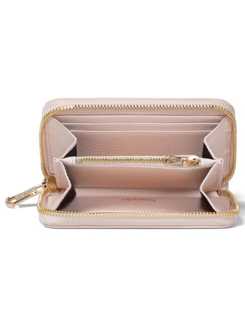 BASIC Portefeuille en cuir pour femme beige - Portefeuilles Femme