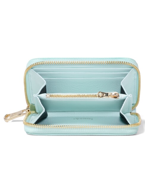 BASIC Portefeuille en cuir pour femme c&eacute;leste - Portefeuilles Femme