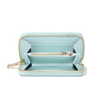 BRACCIALINI BASIC Portefeuille en cuir pour femme c&eacute;leste - Portefeuilles Femme - 3