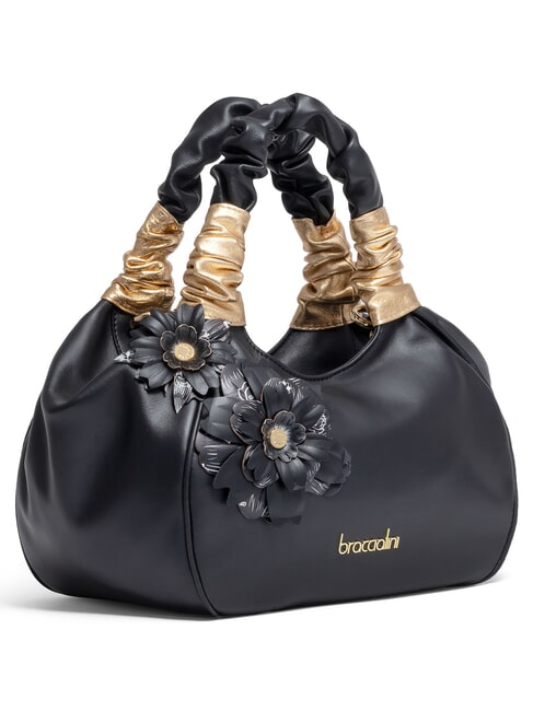 SARA Sac en cuir, avec bandouli&egrave;re noir - Sacs pour Femme
