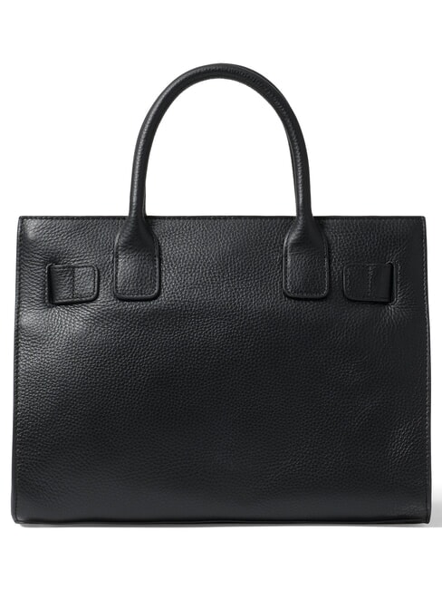 HELLEN Sac &agrave; main en cuir avec bandouli&egrave;re noir - Sacs pour Femme