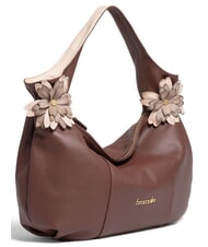 BRACCIALINI SOFIA Sac bandouli&egrave;re en cuir marron - Sacs pour Femme - 2