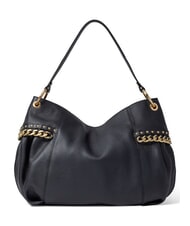 BRACCIALINI NORA Sac bandouli&egrave;re en cuir avec cha&icirc;ne noir - Sacs pour Femme - 3