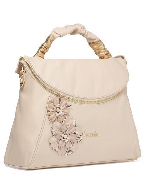 SARA Sac &agrave; main avec bandouli&egrave;re beige - Sacs pour Femme