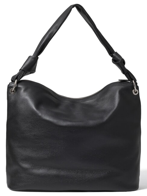 NORA Sac bandouli&egrave;re en cuir noir - Sacs pour Femme